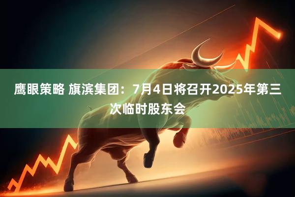 鹰眼策略 旗滨集团：7月4日将召开2025年第三次临时股东会