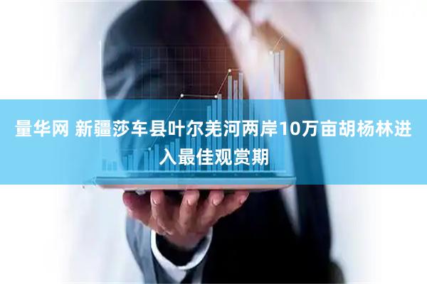 量华网 新疆莎车县叶尔羌河两岸10万亩胡杨林进入最佳观赏期